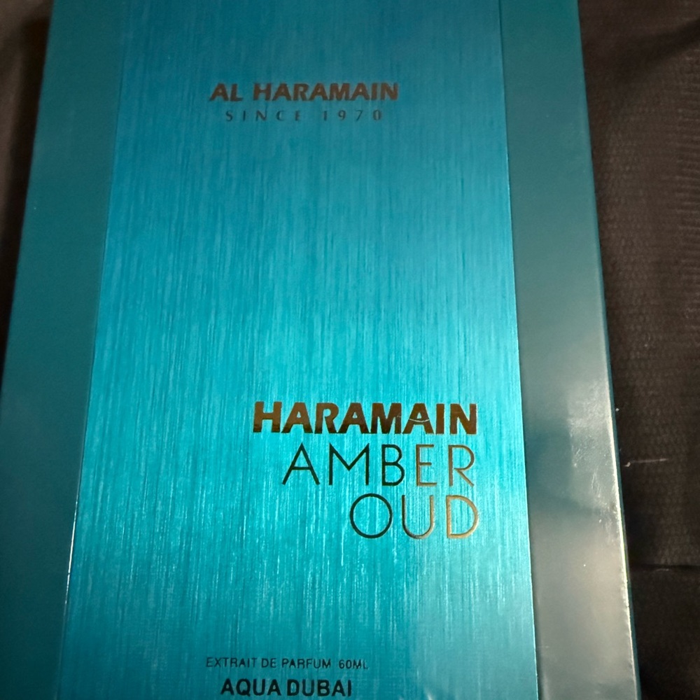 Al Haramain Amber Oud Extrait de Parfum - Turquoise Box
